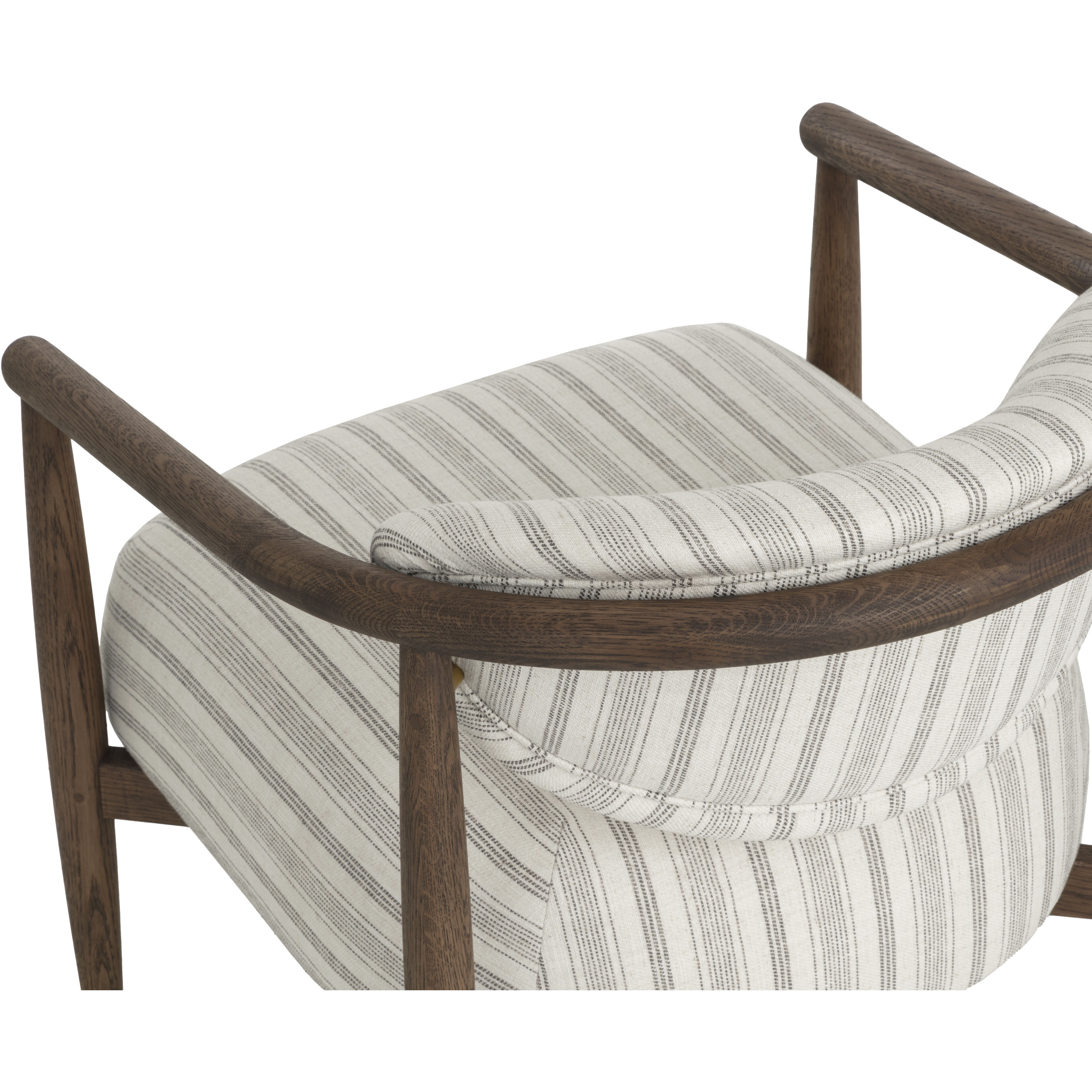 Sigrid Antique Brown / Gifford Script Lounge Chair